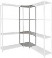Стеллаж металлический угловой Титан МС 2500x800x600/5