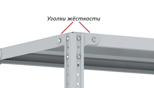 Стеллаж металлический Титан МС-750 3000x1000x300/8